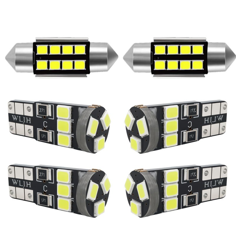 WLJH 17pcs 12V LED Interior Lights Package Kit+ License Plate Light Lamp Accessories for BMW E46 M3 1999-2006 Sedan Wagon Coupe Ice Blue - Image 1